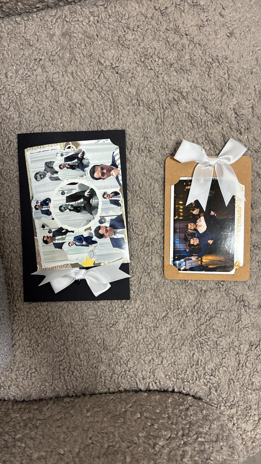 פיתוח תמונה על מגנט עם מסגרת פפיון