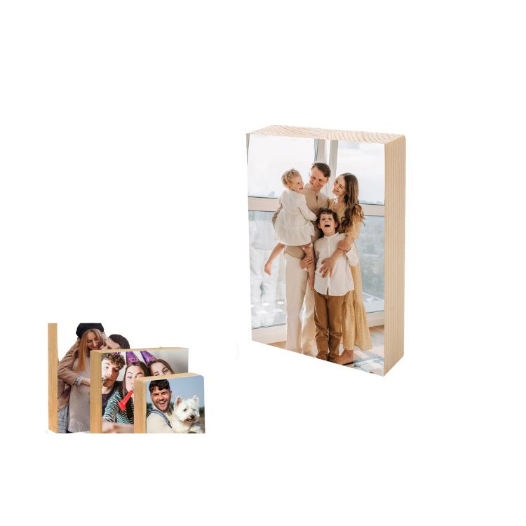 פיתוח תמונה על בלוק עץ