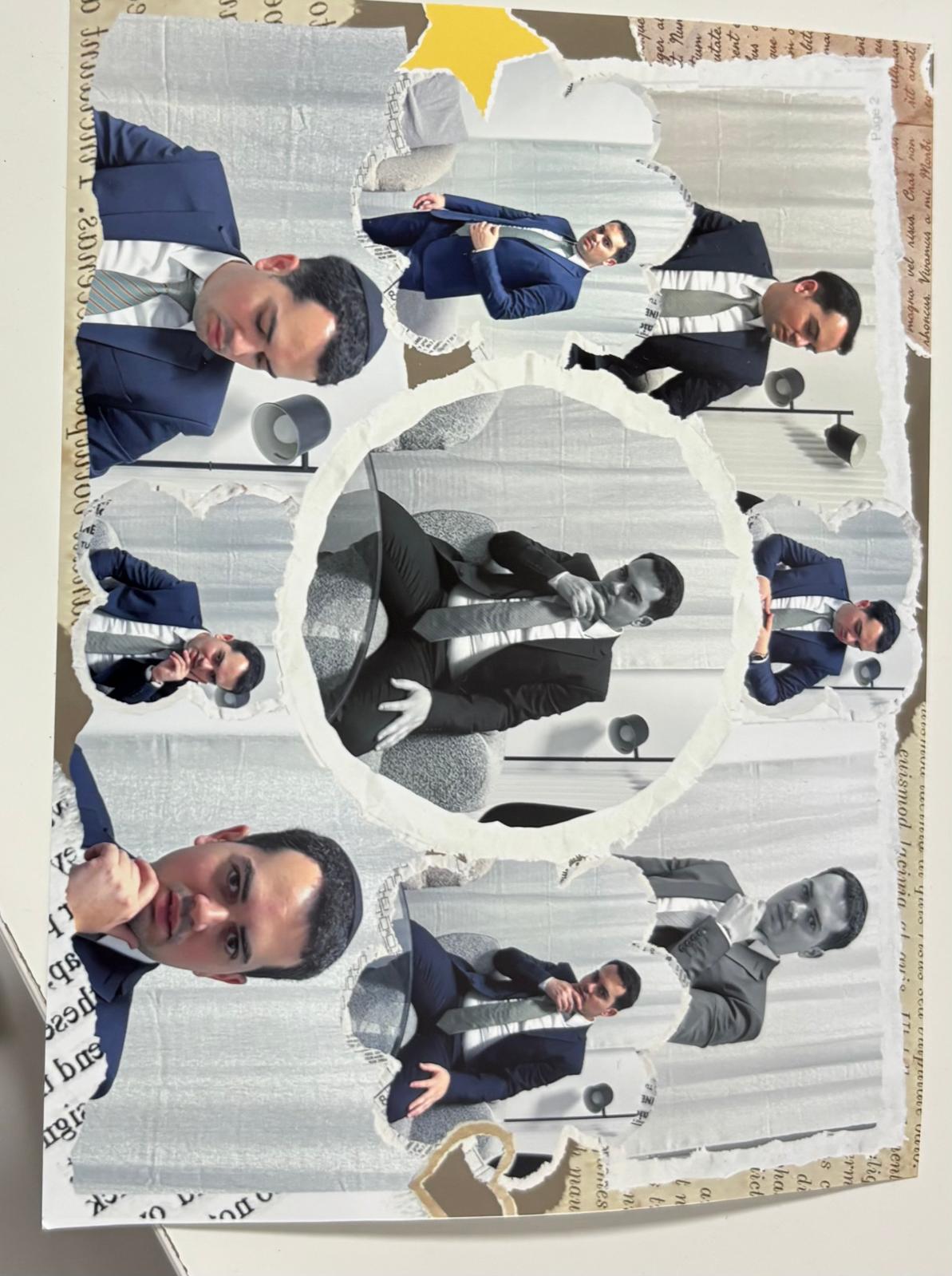 פיתוח תמונה בקולאז בעיצוב אישי